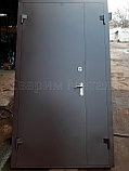 Металлические двери, цвет коричневый, фото 9