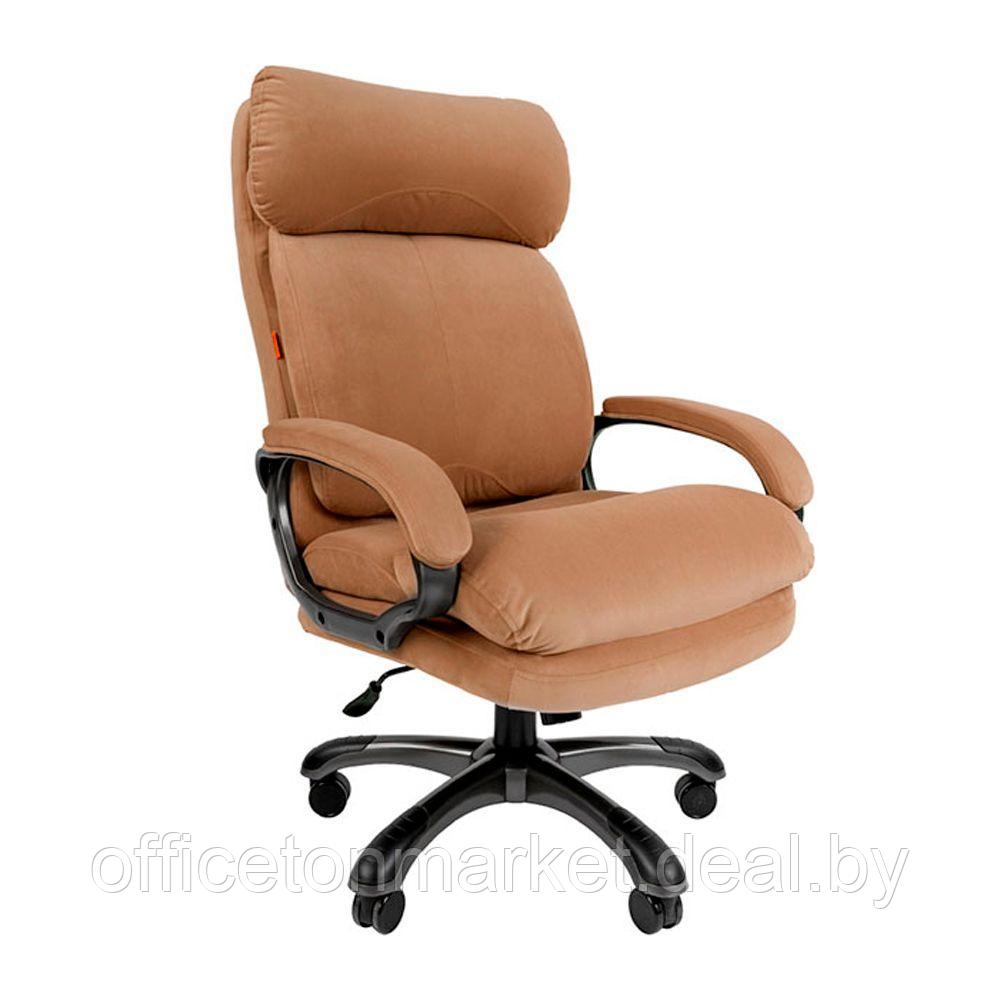 Кресло для руководителя "Chairman Home 505", велюр, пластик, бежевый - фото 1 - id-p211690492