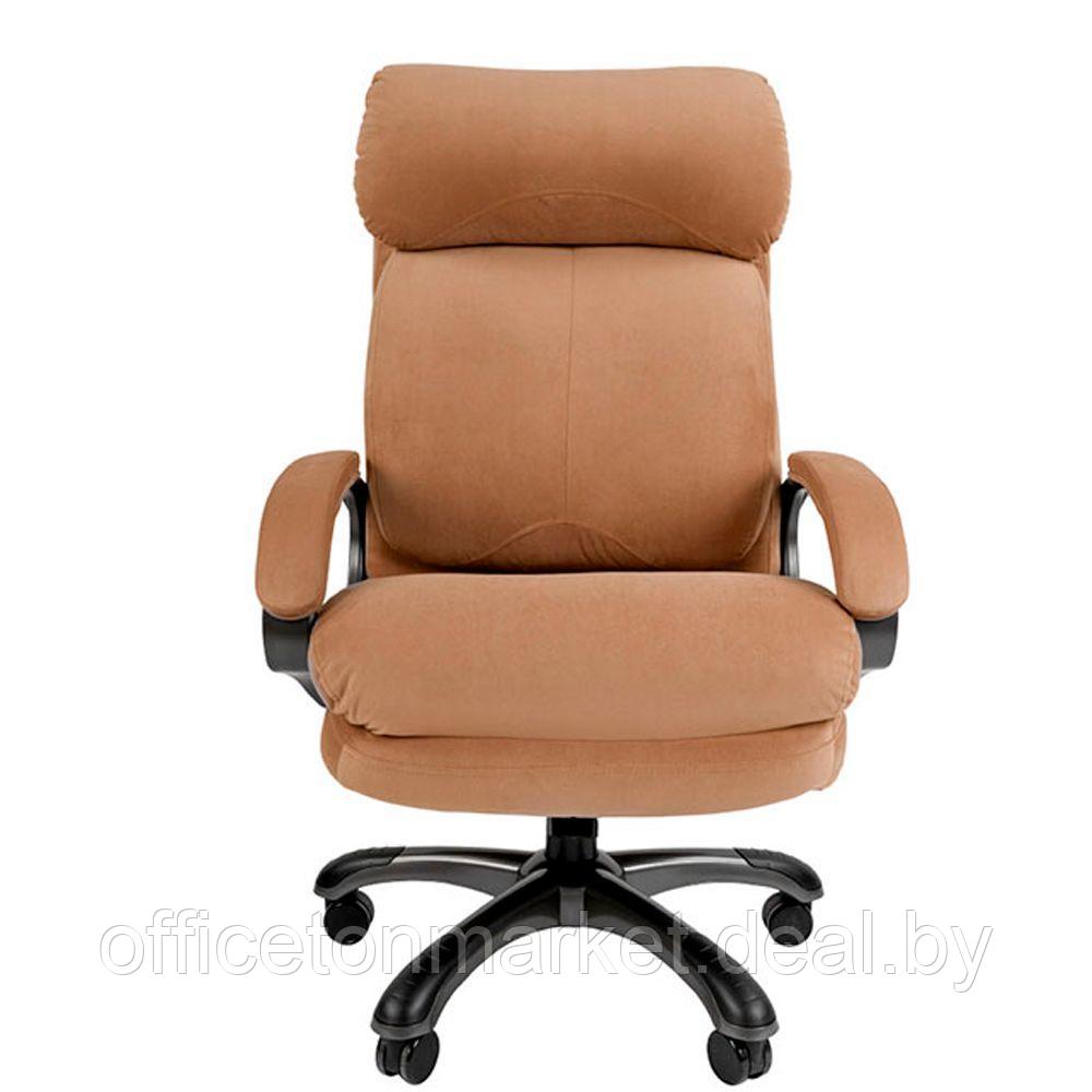 Кресло для руководителя "Chairman Home 505", велюр, пластик, бежевый - фото 2 - id-p211690492