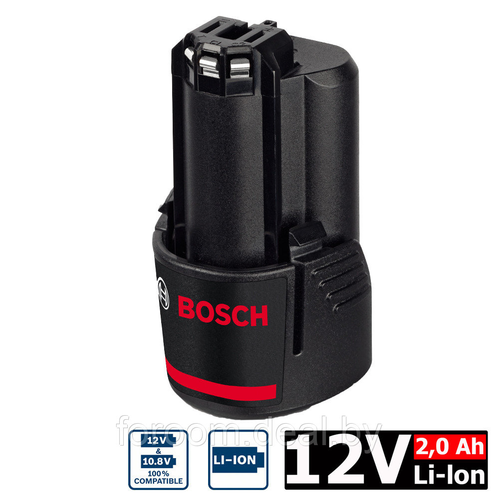Аккумулятор GBA 12 V 2.0 Ah (-1-) Professional BOSCH (1600Z0002X) - фото 1 - id-p211713852