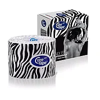 Кинезио тейп CureTape Art 5cm x 5m - Zebra