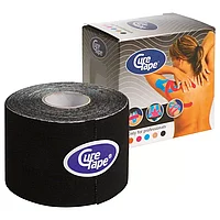 Кинезио тейп CureTape Black, 5 см x 5 м