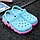 Женская обувь (сабо) голубо-розовая, фото 3