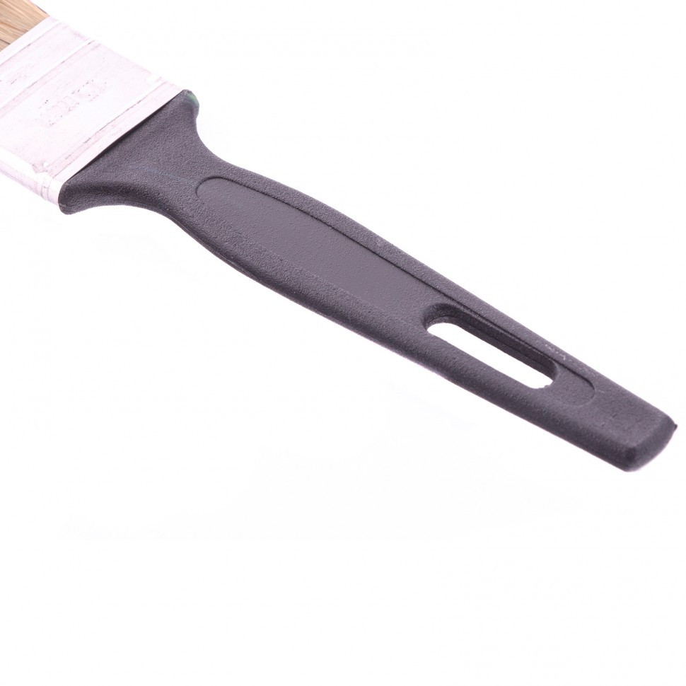 Кисть флейцевая "Стандарт", 35 х 6 мм, натуральная щетина, пластиковая ручка Сибртех - фото 3 - id-p211714679