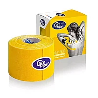 Кинезио тейп CureTape Yellow, 5 см x 5 м