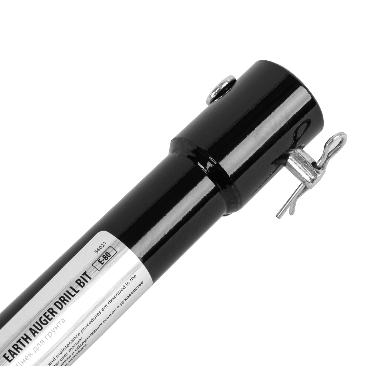Шнек для грунта E-80, диаметр 80 мм, длина 800 мм,соединение 20 мм, несъемный нож Denzel - фото 4 - id-p211714960