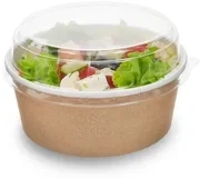 Контейнер для салата, супа, лапши с пластик. крышкой 1000 мл - фото 3 - id-p211715504