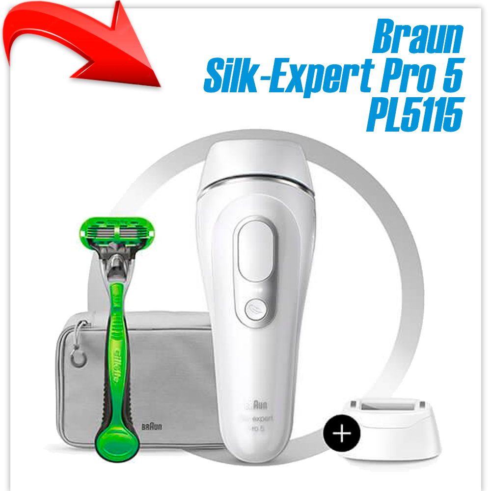 Фотоэпилятор Braun Silk-Expert Pro 5 PL5115