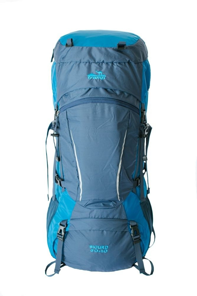 Туристический рюкзак TRAMP SIGURD 60+10 синий - фото 1 - id-p154406848