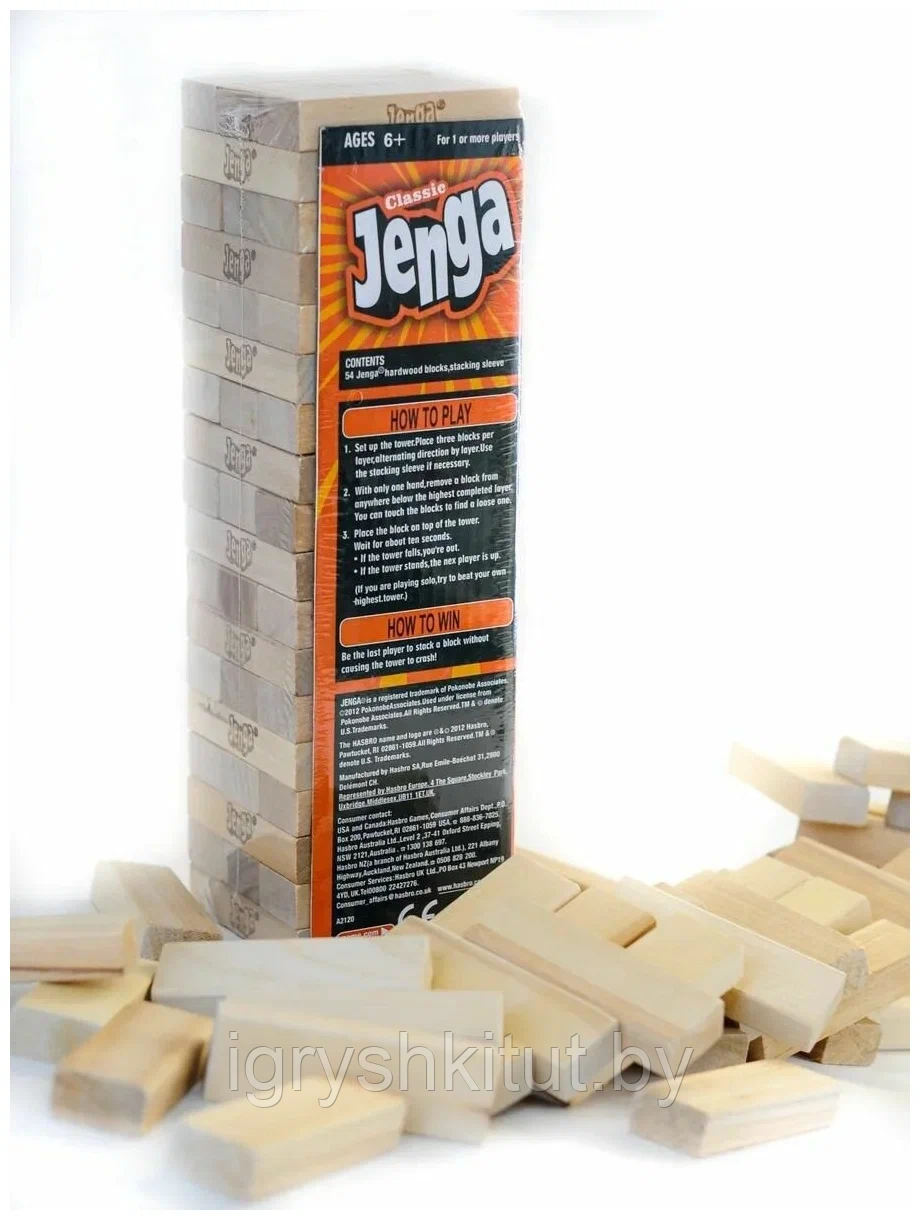 Настольная игра Дженга  (Jenga, Башня)