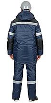 Костюм СИРИУС-БЕРКУТ куртка, п/к синий с чёрным и СОП 50 мм тк. Оксфорд, фото 3