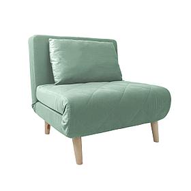Кресло-кровать ЭЛЛИ 80, мятный Antonio mint / бук