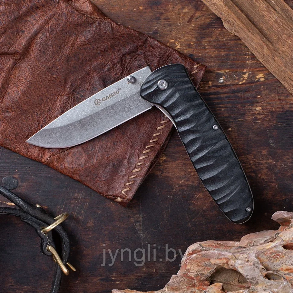 Нож складной Ganzo G6252-BK, черный - фото 7 - id-p211716759