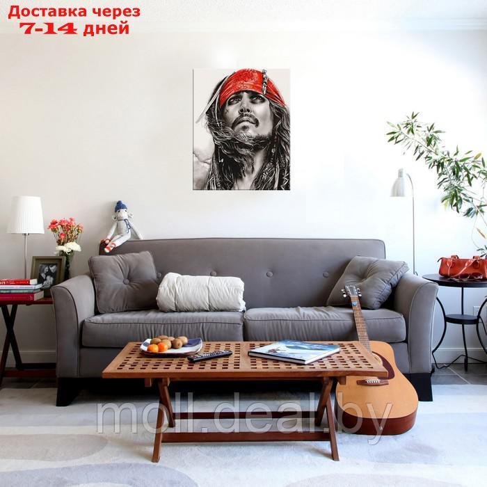 Картина по номерам 40 × 50 см "Капитан Джек-воробей" 11 цветов - фото 3 - id-p211321455