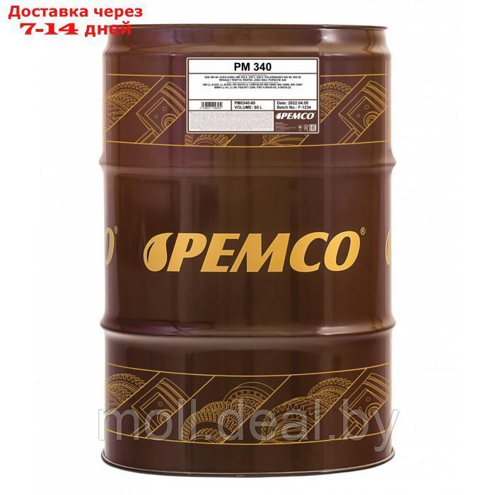 Масло моторное PEMCO 340 SAE 5W-40, синтетическое, 60 л - фото 1 - id-p211321479