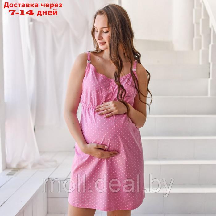 Ночная сорочка женская, цвет розовый, размер 54 - фото 1 - id-p211706718