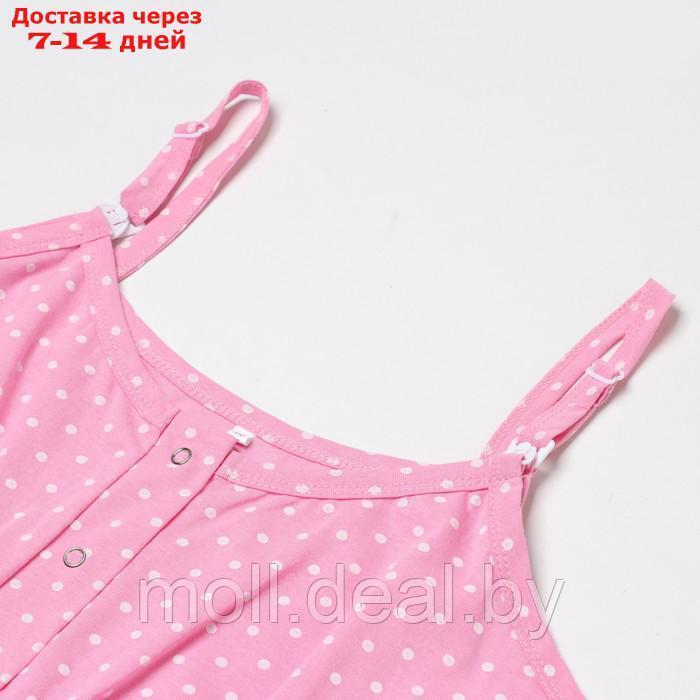 Ночная сорочка женская, цвет розовый, размер 54 - фото 6 - id-p211706718