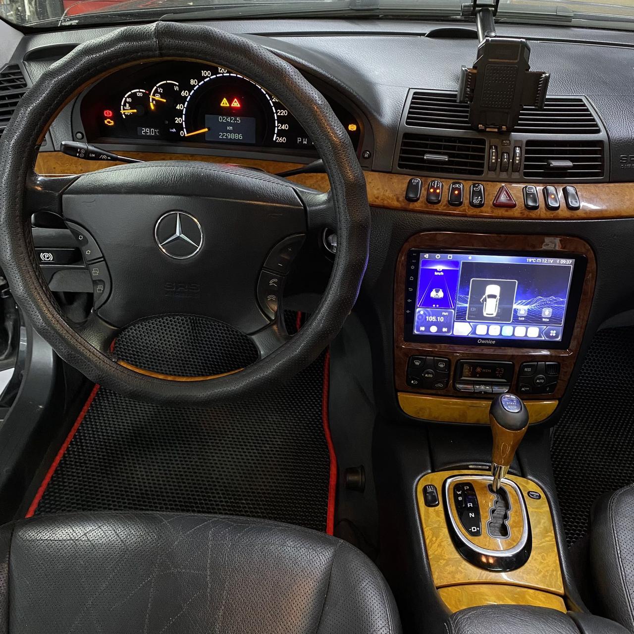 Штатная магнитола Parafar для Mercedes S-class кузов w220 без DVD на Android 13 (2/32Gb + 4G) (PF211FHD) - фото 7 - id-p93497428