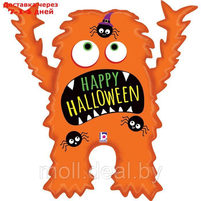 Шар фольгированный 37" фигура "Монстр на Хэллоуин" оранжевый - фото 1 - id-p211706784