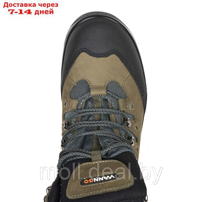 Ботинки трекинговые мужские WANNGO, ПУ+Резина, демисезон, цвет хаки, размер 44 - фото 5 - id-p211699042