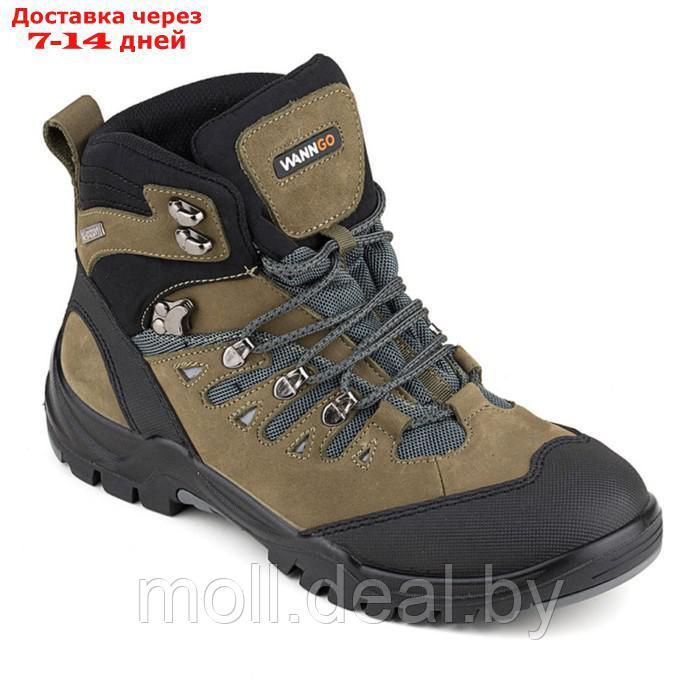 Ботинки трекинговые мужские WANNGO, ПУ+Резина, демисезон, цвет хаки, размер 45 - фото 3 - id-p211699044