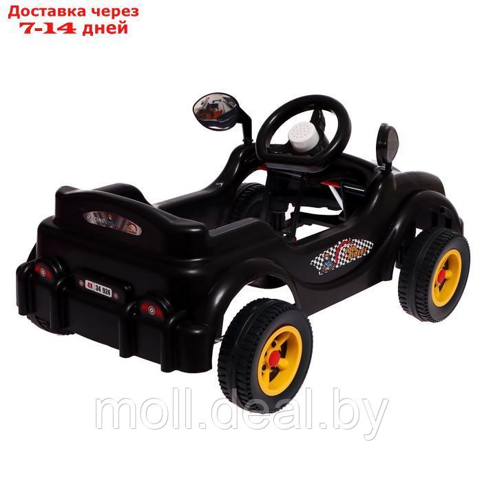 Машина-каталка педальная Cool Riders, с клаксоном, цвет черный 2887_Black - фото 3 - id-p211700530
