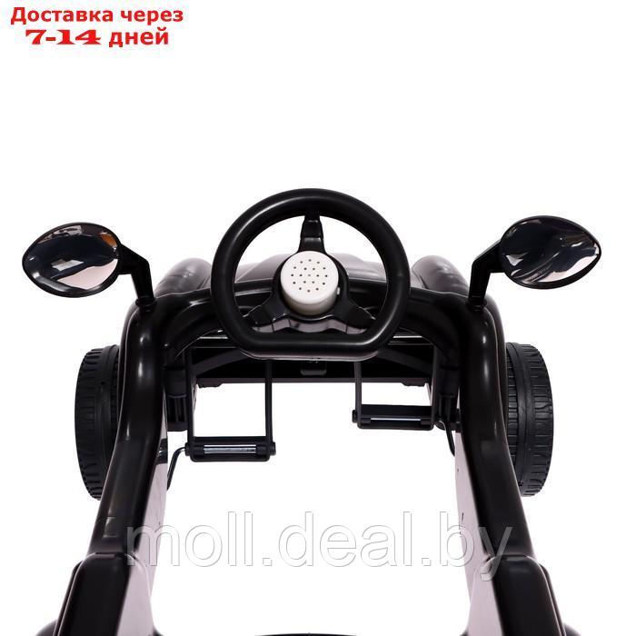 Машина-каталка педальная Cool Riders, с клаксоном, цвет черный 2887_Black - фото 5 - id-p211700530