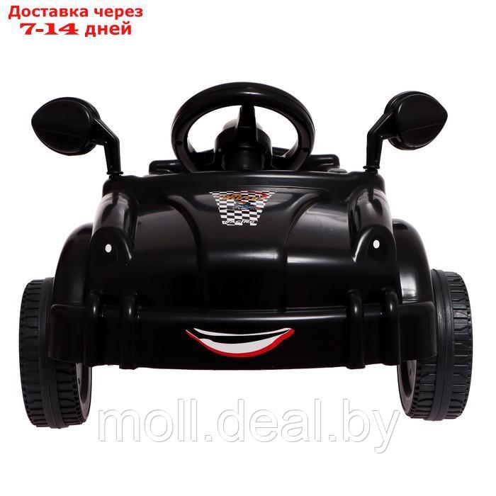 Машина-каталка педальная Cool Riders, с клаксоном, цвет черный 2887_Black - фото 6 - id-p211700530