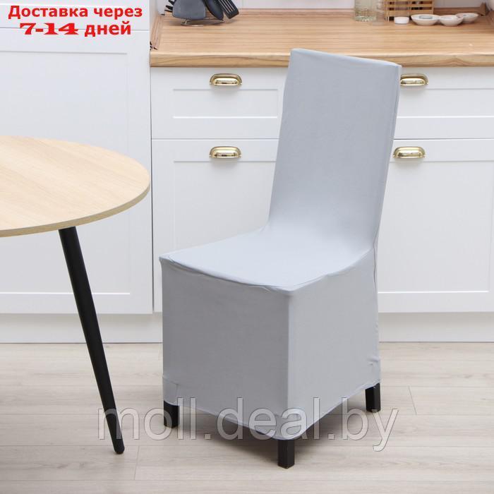 Чехол на стул, цв.серый, 90*40*40 см, 100% п/э - фото 1 - id-p211705957