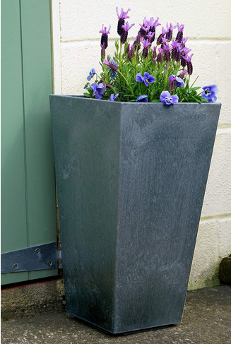 Ваза для растений из переработанной резины Sonata Planter 35x35x70 см, черная - фото 5 - id-p211716792