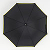 Зонт - трость полуавтоматический «Кант», 8 спиц, R = 51 см, цвет чёрный/жёлтый 7635232, фото 2