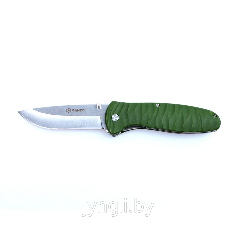 Нож складной Ganzo G6252-GR, зеленый - фото 2 - id-p211716854