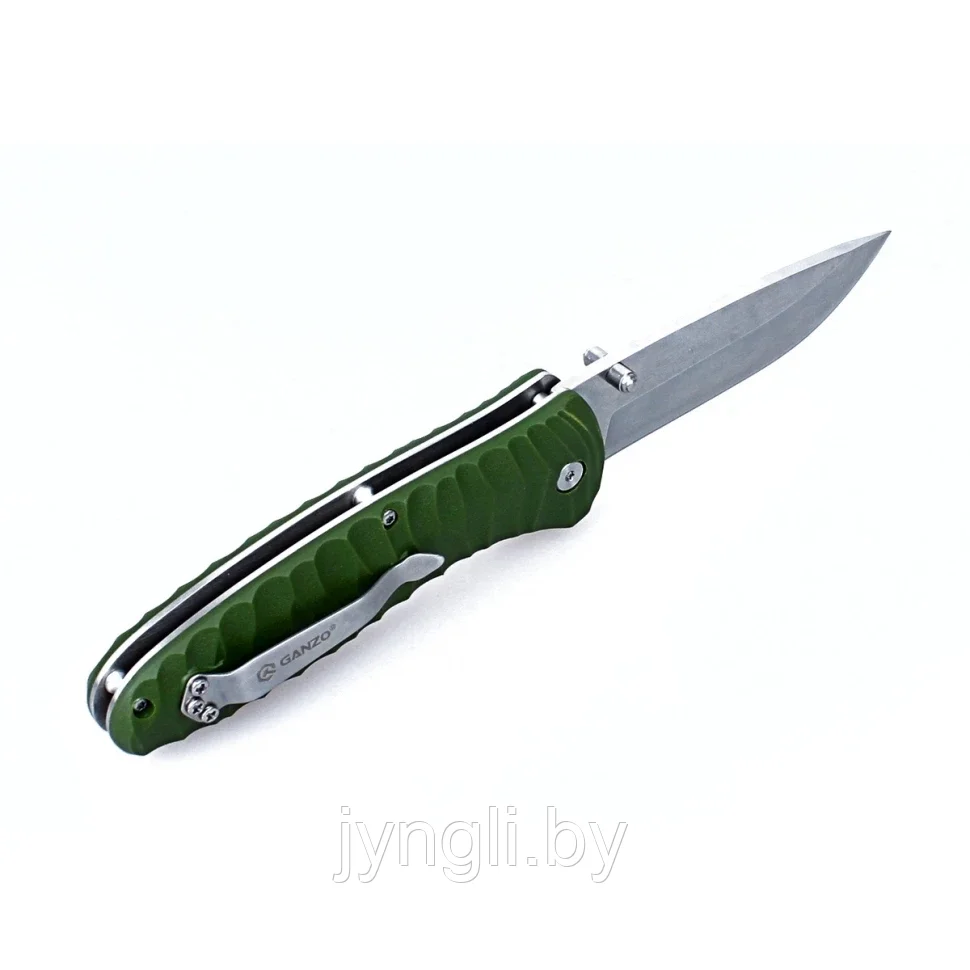 Нож складной Ganzo G6252-GR, зеленый - фото 3 - id-p211716854