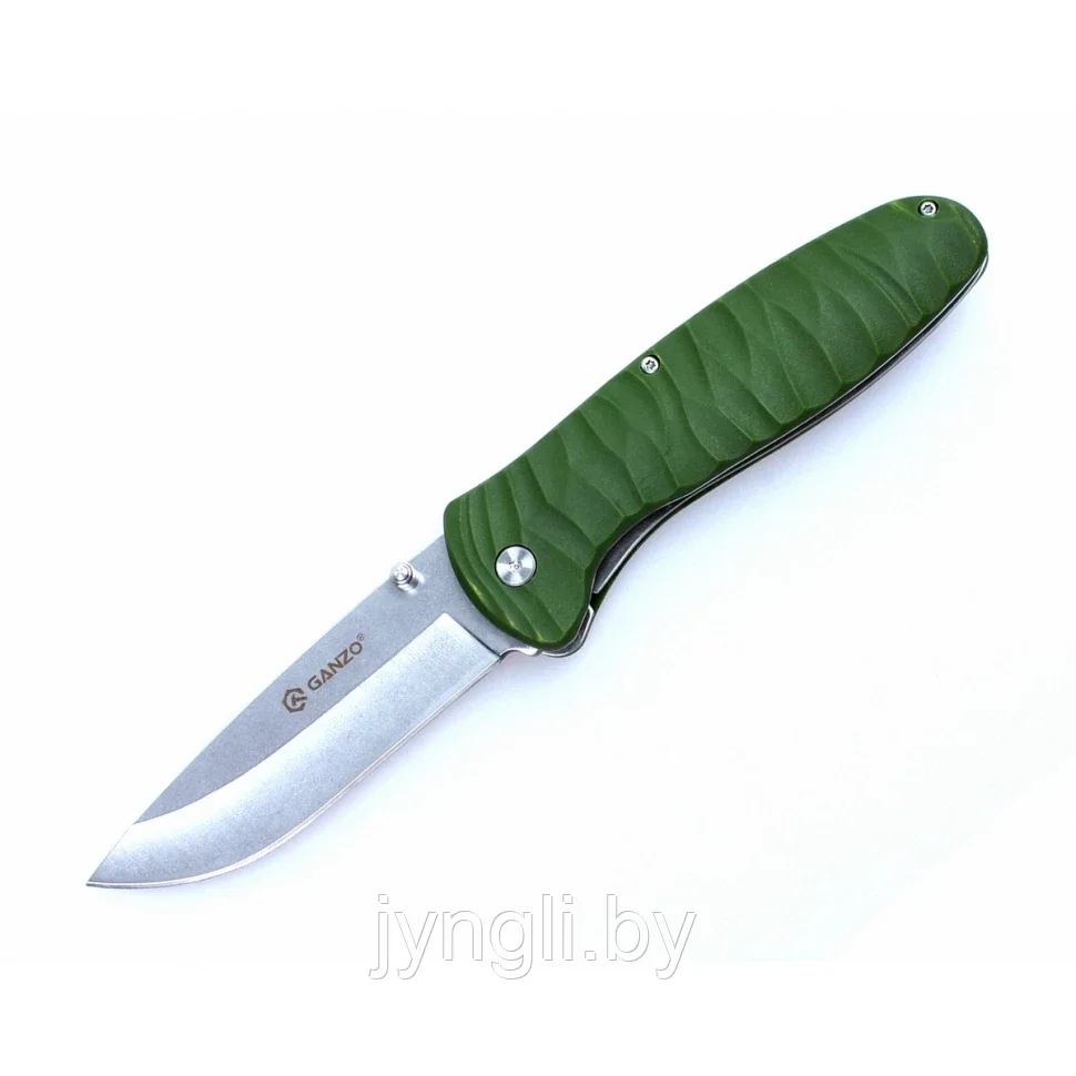 Нож складной Ganzo G6252-GR, зеленый - фото 1 - id-p211716854