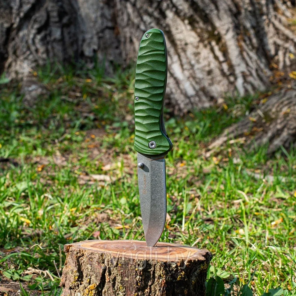Нож складной Ganzo G6252-GR, зеленый - фото 6 - id-p211716854