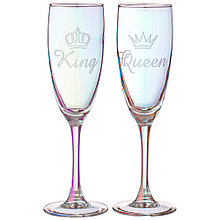 Набор бокалов 2 шт "Король и  королева" 170 мл 6,3*6,3*20,5 см