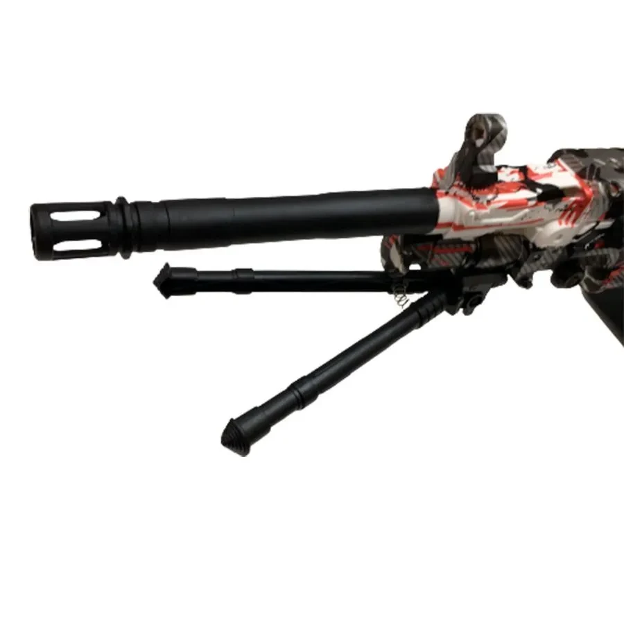 Детский электропневматический пулемет М249 RED SAW с оптическим прицелом (аккумулятор) - фото 8 - id-p211719397