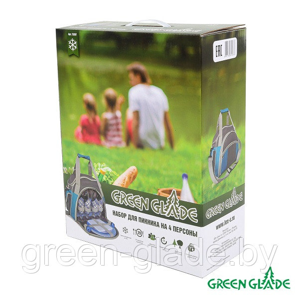Набор для пикника Green Glade Т3207 10л / 30 предметов - фото 7 - id-p1821313