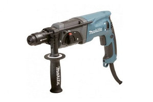 Перфоратор MAKITA HR 2470 X19 в чем. (780 Вт, 2.7 Дж, 3 реж., патрон SDS-plus, БЗП в комплекте, вес 2.6 кг)