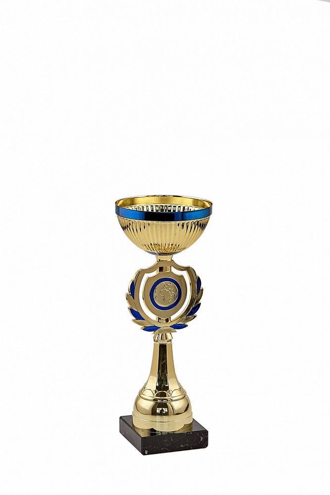 Кубок "Мир" на мраморной подставке высота 23 см, чаша 10 см арт. 003-230-100 - фото 1 - id-p211719966