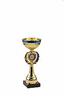 Кубок "Мир" на мраморной подставке , высота 24 см, чаша 10 см арт. 003-240-100