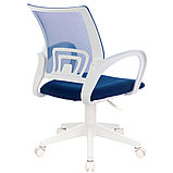 Кресло Бюрократ "CH-W695NLT", сетка, ткань, пластик, темно-синий, фото 4