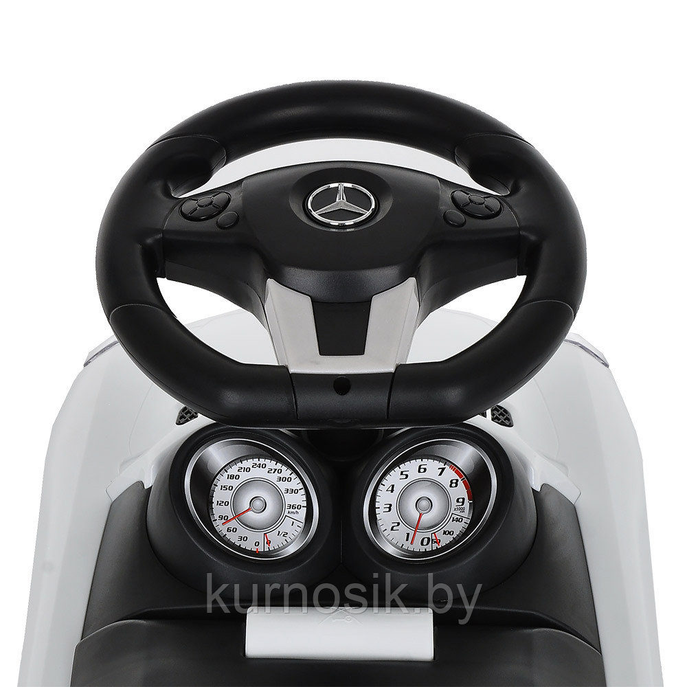 Каталка CHI LOK BO Mercedes-Benz SLS AMG (музыкальная панель) Белый 332 - фото 4 - id-p14274759