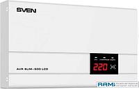 Стабилизатор напряжения SVEN AVR SLIM-500 LCD