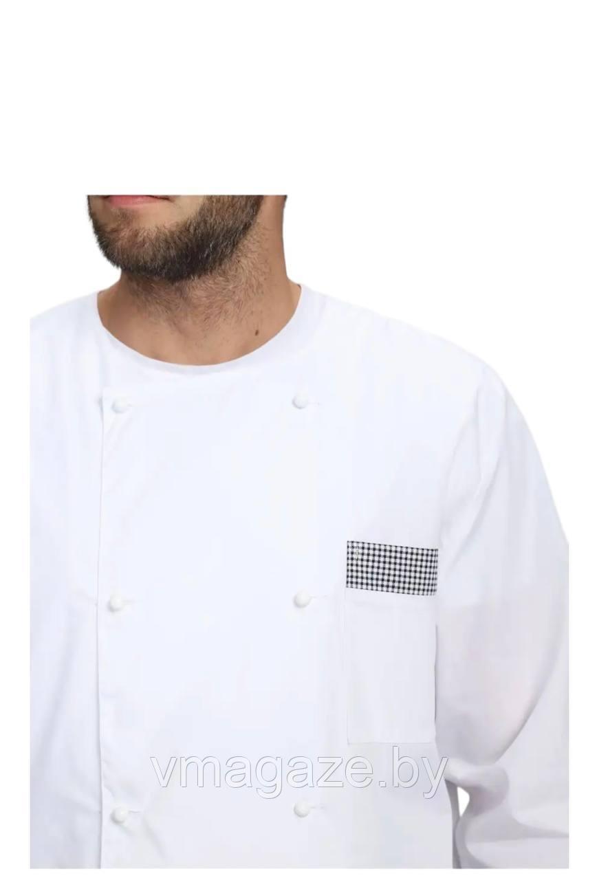 Комплект шеф-повара, унисекс (цвет бело-черный) - фото 9 - id-p211720822