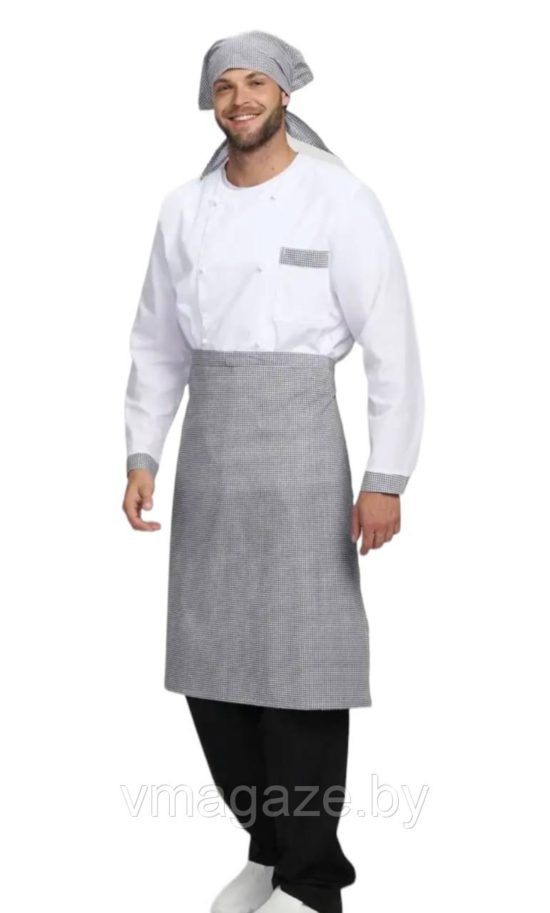 Комплект шеф-повара, унисекс (цвет бело-черный) - фото 7 - id-p211720822