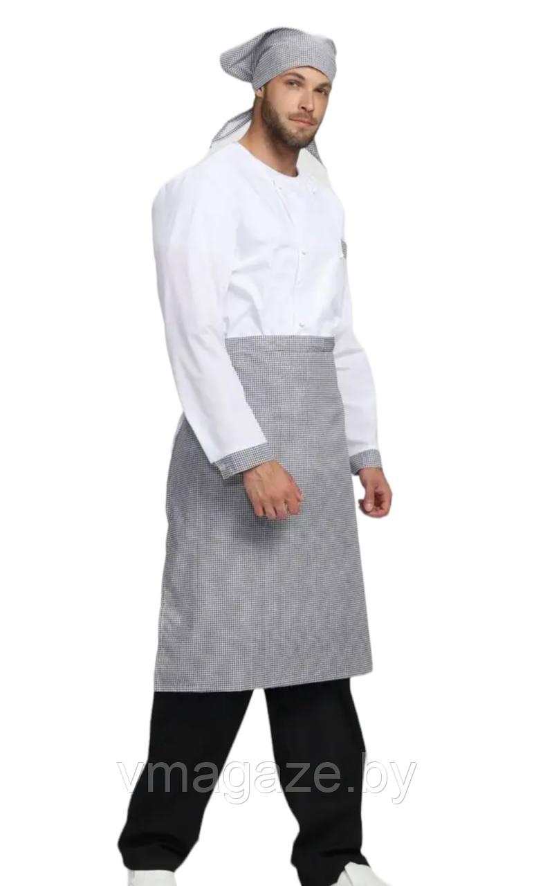 Комплект шеф-повара, унисекс (цвет бело-черный) - фото 8 - id-p211720822