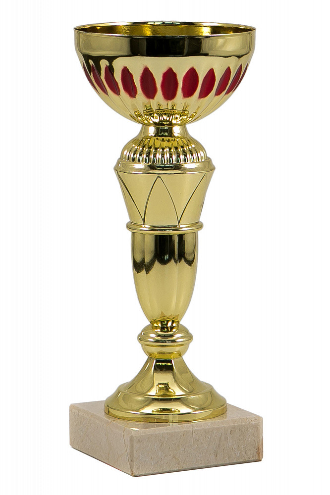 Кубок "Пламя" на мраморной подставке , высота 19 см, чаша 8 см арт. 015-190-80 - фото 1 - id-p211720691