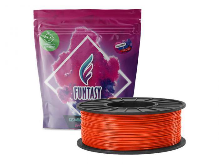 Аксессуар Funtasy PLA Lumi-пластик 1.75mm 1kg Red PLA-LUM-1KG-RD-1