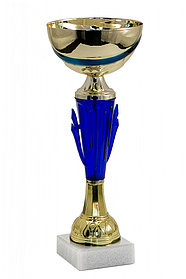Кубок "Индиго" на мраморной подставке , высота 23 см, чаша 10 см арт. 020-230-100